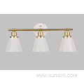 Modern Bathroom 3-light Gold Closet Vanity Light